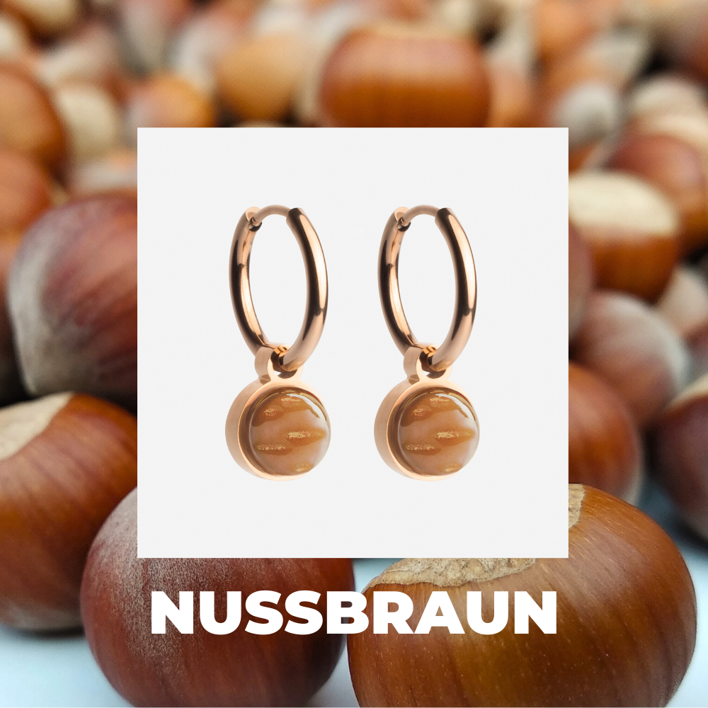 Foto von Hoop earrings with charms • Mix & Match earrings • 16mm