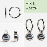 Foto von Creolen mit Charms  • Mix & Match Ohrringe • 16mm