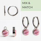 Foto von Creolen mit Charms  • Mix & Match Ohrringe • 16mm