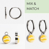 Foto von Creolen mit Charms  • Mix & Match Ohrringe • 16mm