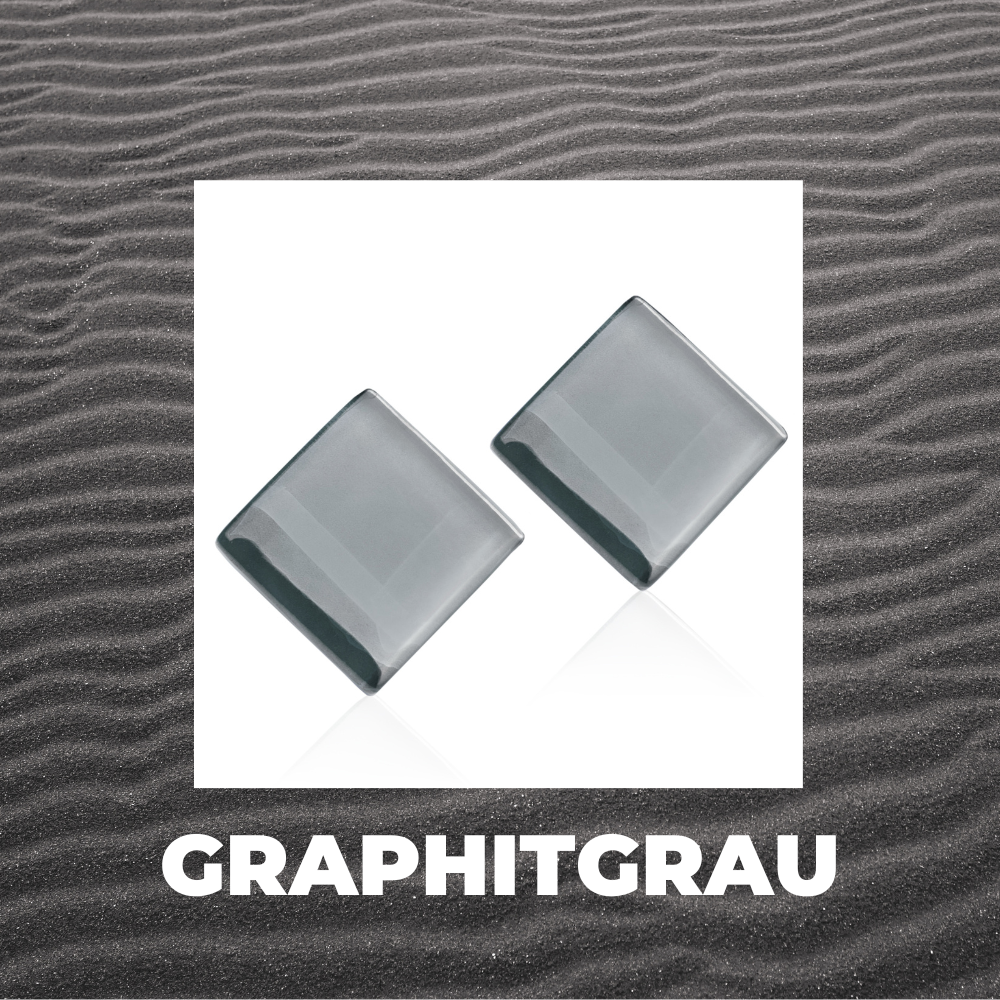 Foto von Statement Clip Ohrringe aus Glas • 20mm