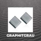 Foto von Statement Clip Ohrringe aus Glas • 20mm