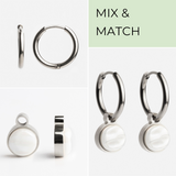 Foto von Creolen mit Charms  • Mix & Match Ohrringe • 16mm