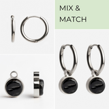 Foto von Creolen mit Charms  • Mix & Match Ohrringe • 16mm