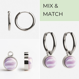 Foto von Creolen mit Charms  • Mix & Match Ohrringe • 16mm