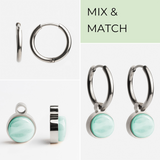 Foto von Creolen mit Charms  • Mix & Match Ohrringe • 16mm