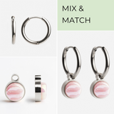 Foto von Creolen mit Charms  • Mix & Match Ohrringe • 16mm