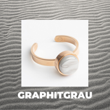 Foto von Adjustable ring with stone • 8mm