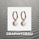 Foto von Hoop earrings with charms • Mix & Match earrings • 16mm