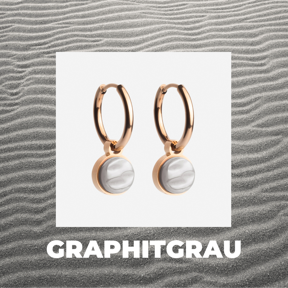 Foto von Hoop earrings with charms • Mix & Match earrings • 16mm