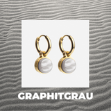 Foto von Hoop earrings with pendants • Mix & Match earrings • 12mm