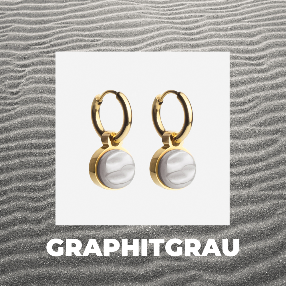 Foto von Hoop earrings with pendants • Mix & Match earrings • 12mm