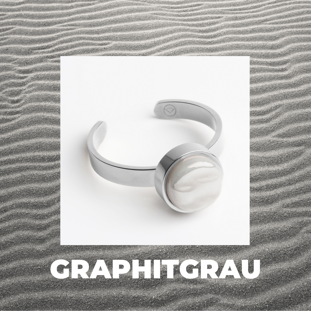 Foto von Adjustable ring with stone • 8mm