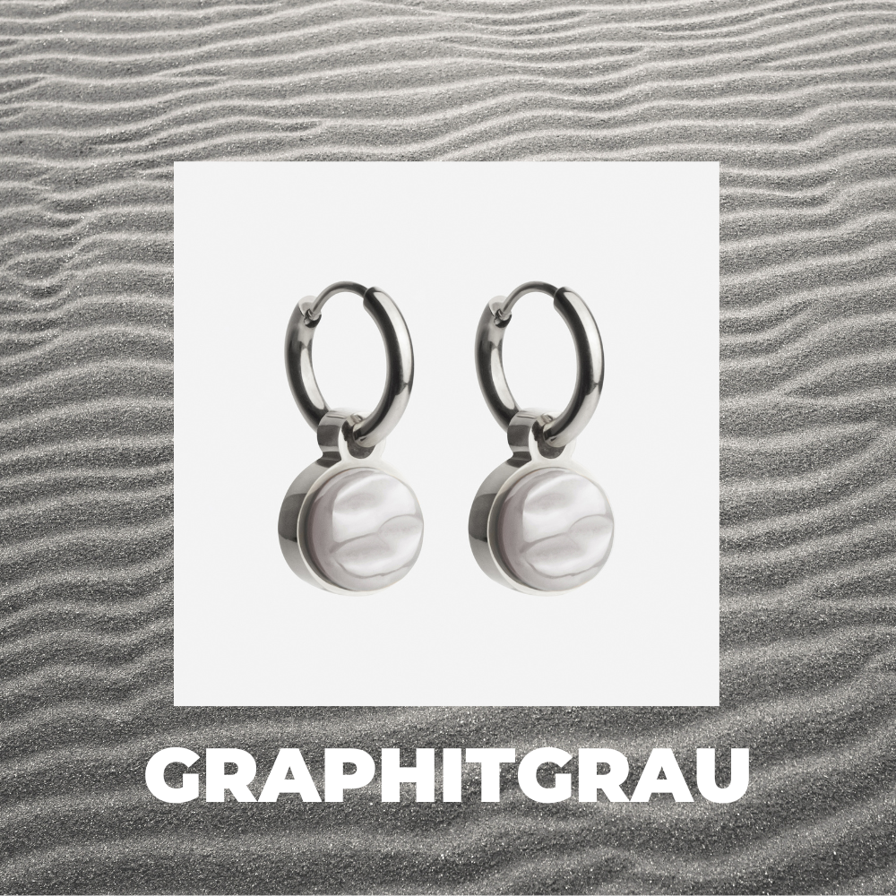 Foto von Hoop earrings with pendants • Mix & Match earrings • 12mm