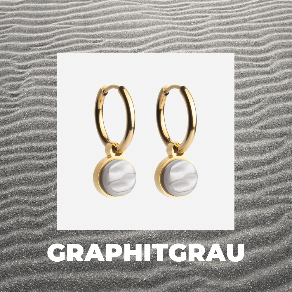 Foto von Hoop earrings with charms • Mix & Match earrings • 16mm