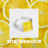 Foto von Small ring with 10mm stone • adjustable size