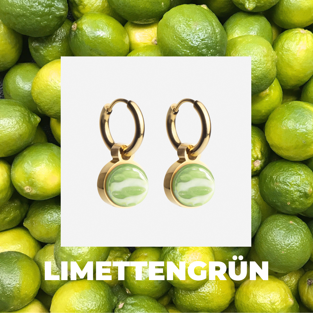 Foto von Hoop earrings with pendants • Mix & Match earrings • 12mm