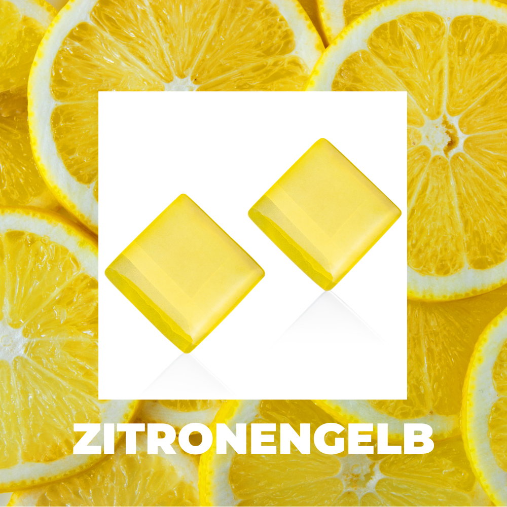 Foto von Statement Clip Ohrringe aus Glas • 20mm