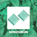 Foto von Statement Clip Ohrringe aus Glas • 20mm