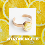 Foto von Adjustable ring with stone • 8mm