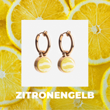 Foto von Hoop clip earrings with pendants • Mix & Match ear clips • 14mm