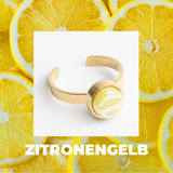 Foto von Adjustable ring with stone • 8mm