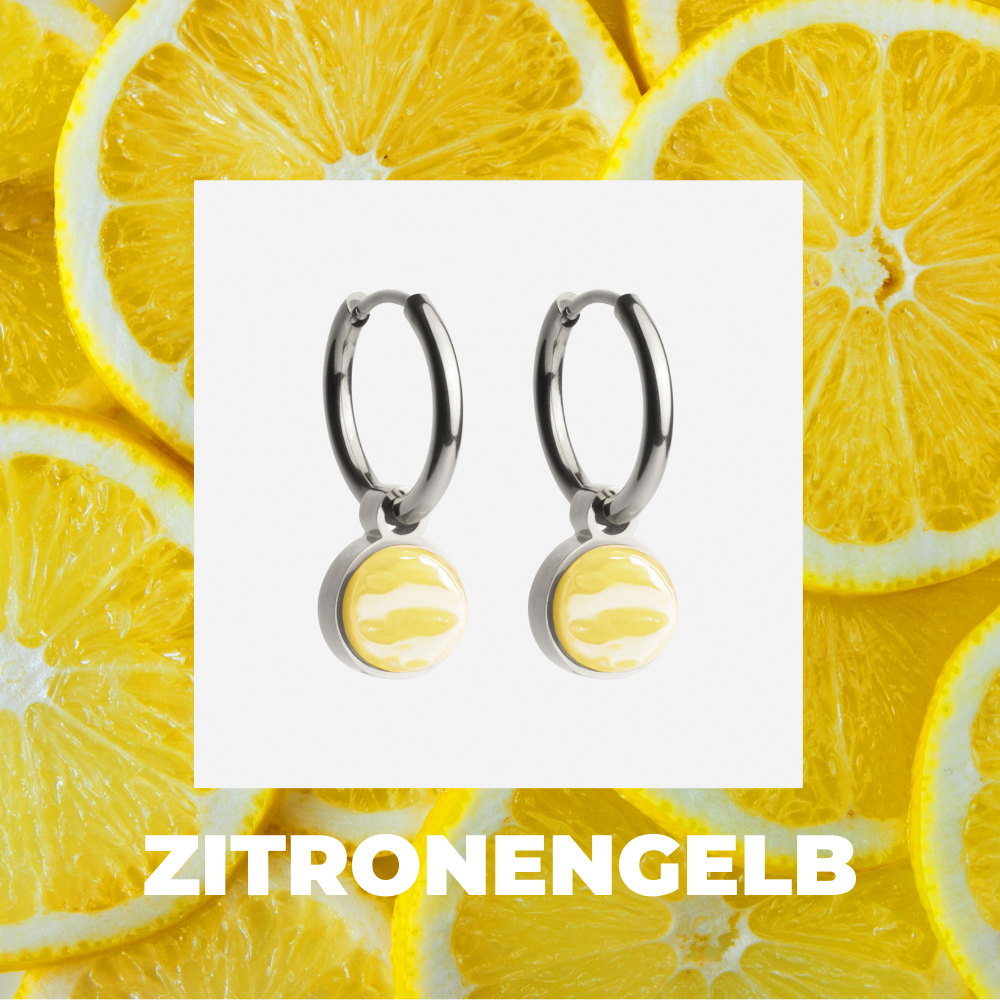 Foto von Hoop earrings with charms • Mix & Match earrings • 16mm