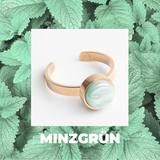 Foto von Adjustable ring with stone • 8mm