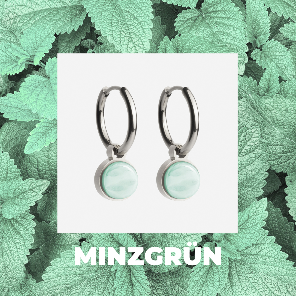 Foto von Hoop earrings with charms • Mix & Match earrings • 16mm