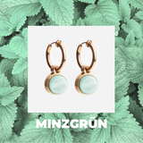 Foto von Hoop clip earrings with pendants • Mix & Match ear clips • 14mm