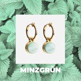 Foto von Hoop clip earrings with pendants • Mix & Match ear clips • 14mm