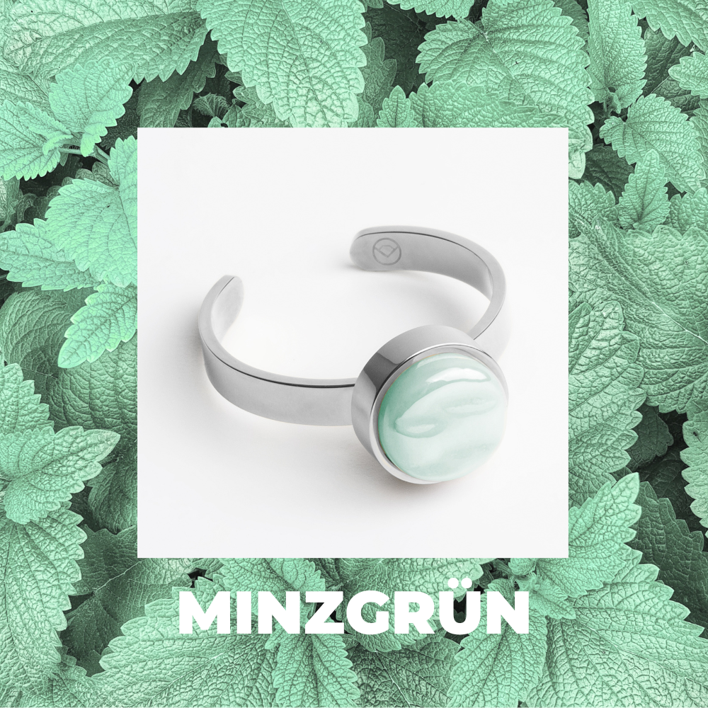 Foto von Adjustable ring with stone • 8mm