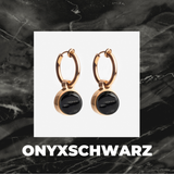 Foto von Hoop clip earrings with pendants • Mix & Match ear clips • 14mm