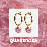 Foto von Hoop clip earrings with pendants • Mix & Match ear clips • 18mm