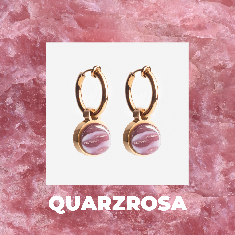 Foto von Hoop clip earrings with pendants • Mix & Match ear clips • 14mm