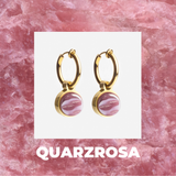 Foto von Hoop clip earrings with pendants • Mix & Match ear clips • 14mm