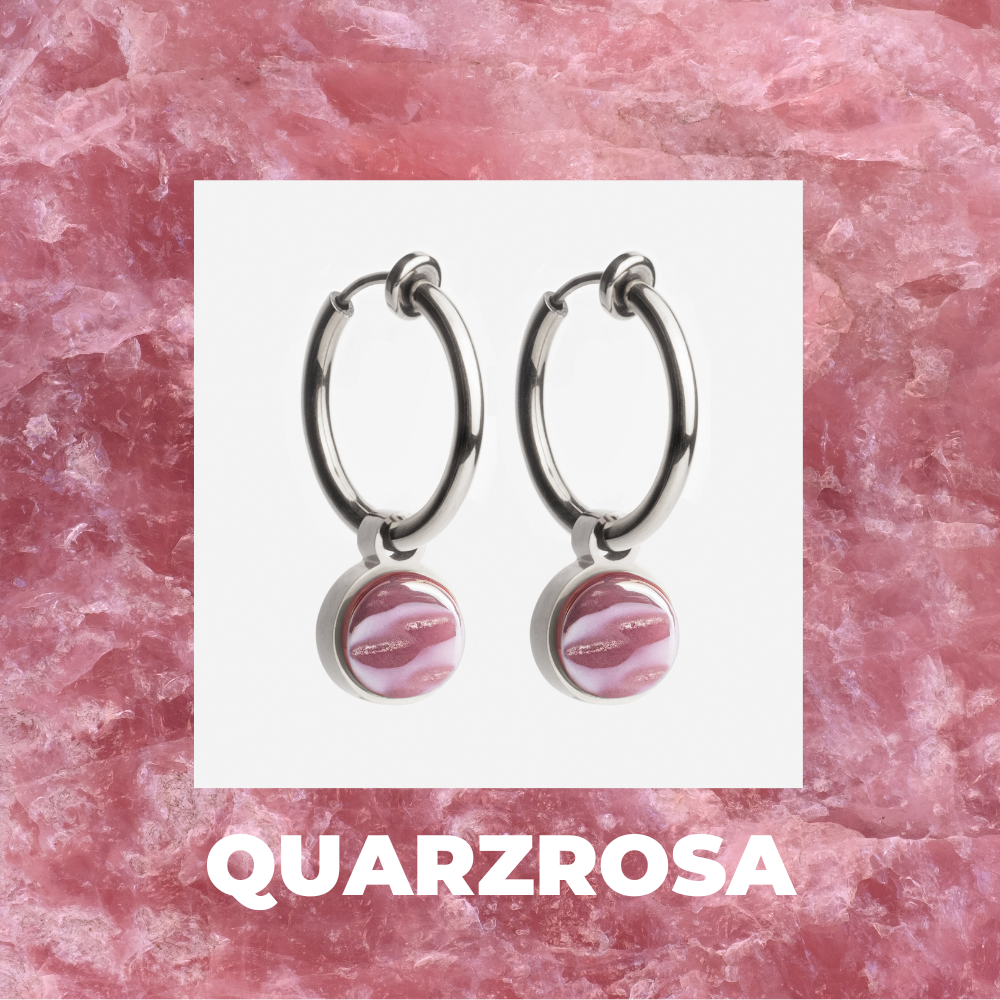 Foto von Hoop clip earrings with pendants • Mix & Match ear clips • 18mm