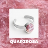Foto von Adjustable ring with stone • 8mm
