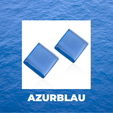 Foto von Statement Clip Ohrringe aus Glas • 20mm