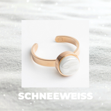 Foto von Adjustable ring with stone • 8mm