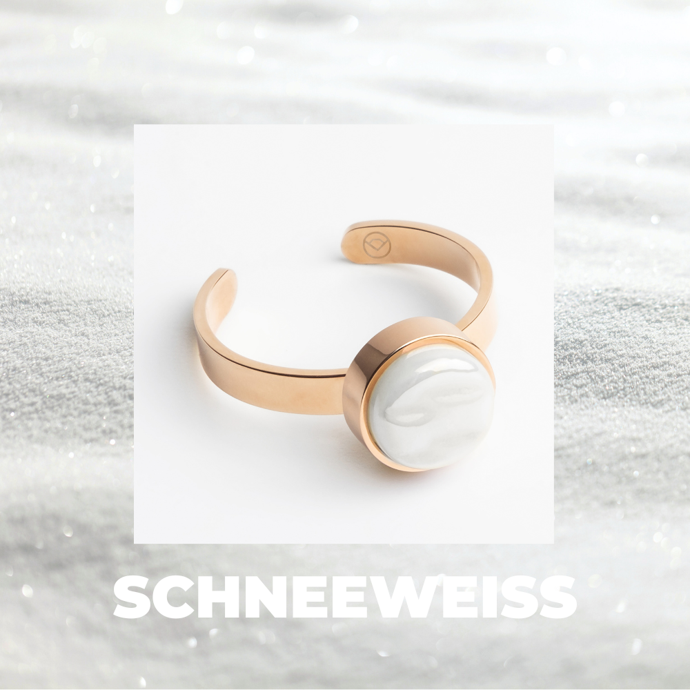 Foto von Adjustable ring with stone • 8mm