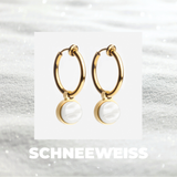 Foto von Hoop clip earrings with pendants • Mix & Match ear clips • 18mm