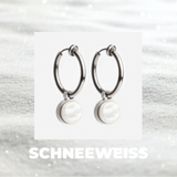 Foto von Hoop clip earrings with pendants • Mix & Match ear clips • 18mm
