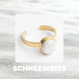 Foto von Adjustable ring with stone • 8mm