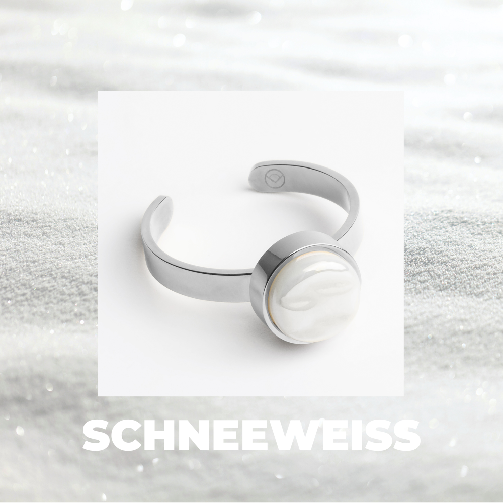 Foto von Adjustable ring with stone • 8mm