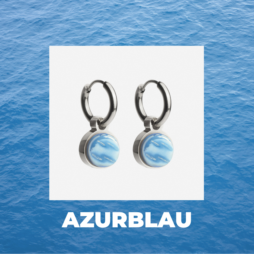 Foto von Hoop earrings with pendants • Mix & Match earrings • 12mm