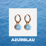 Foto von Hoop earrings with pendants • Mix & Match earrings • 12mm