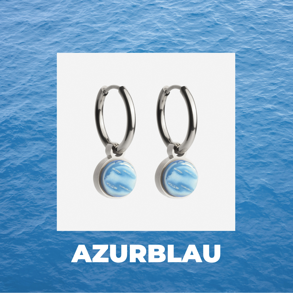 Foto von Hoop earrings with charms • Mix & Match earrings • 16mm