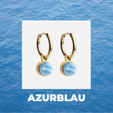 Foto von Hoop earrings with charms • Mix & Match earrings • 16mm