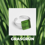 Foto von Small ring with 10mm stone • adjustable size